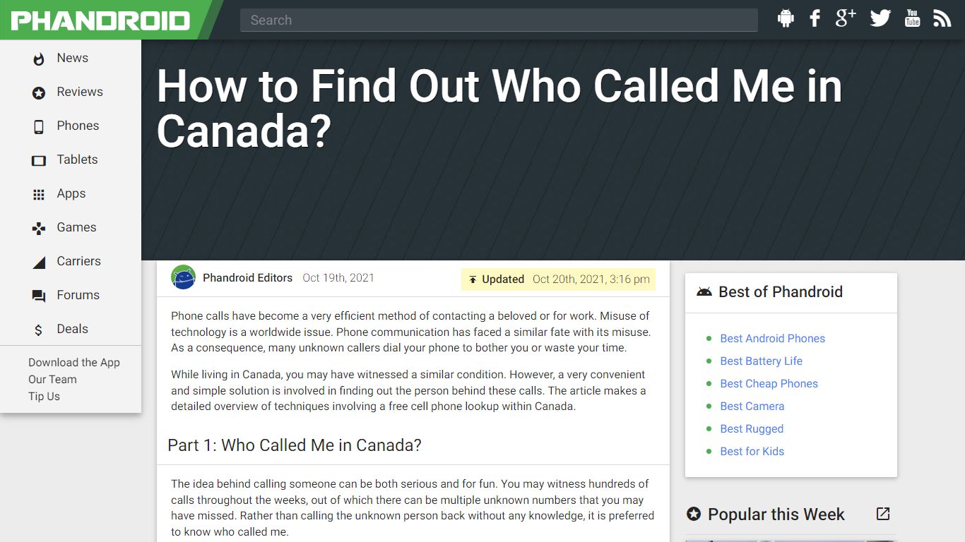 How to Find Out Who Called Me in Canada? – Phandroid